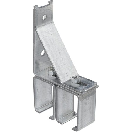 National Hardware National Hardware 1-3/4 in. L Galvanized Silver Steel Double Box Rail Bracket 1 pk N104-414